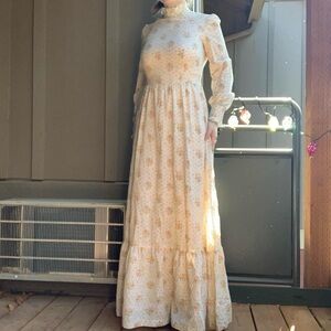 Vintage 70s prairie dress